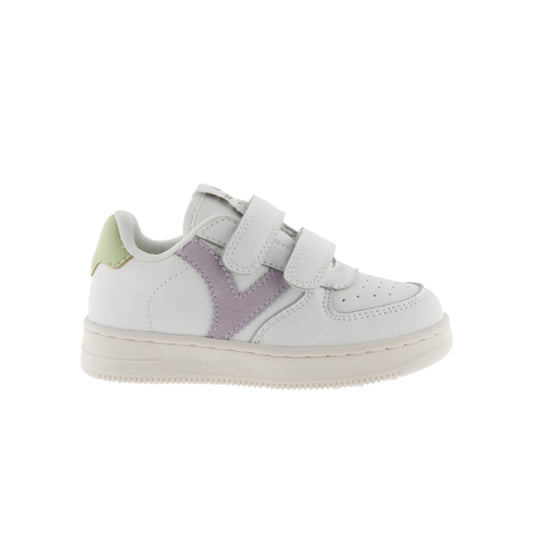 Victoria Time Leather Effect Strips &amp; Lilac Color