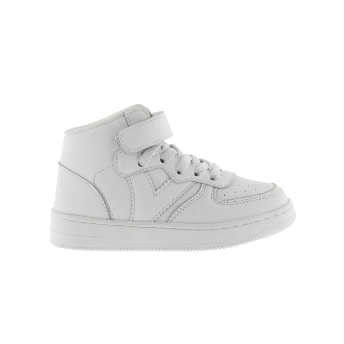Bottines Victoria Tiempo effet cuir blanc