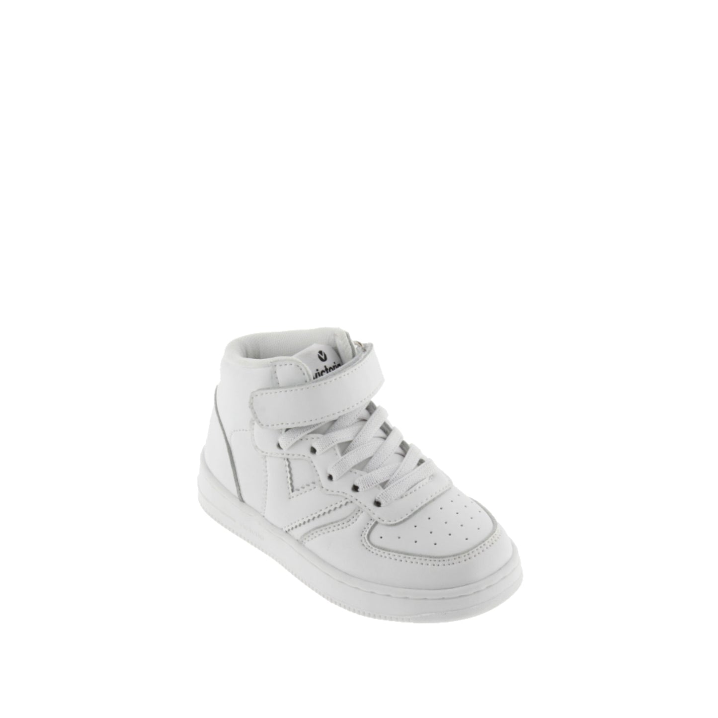 Bottines Victoria Tiempo effet cuir blanc