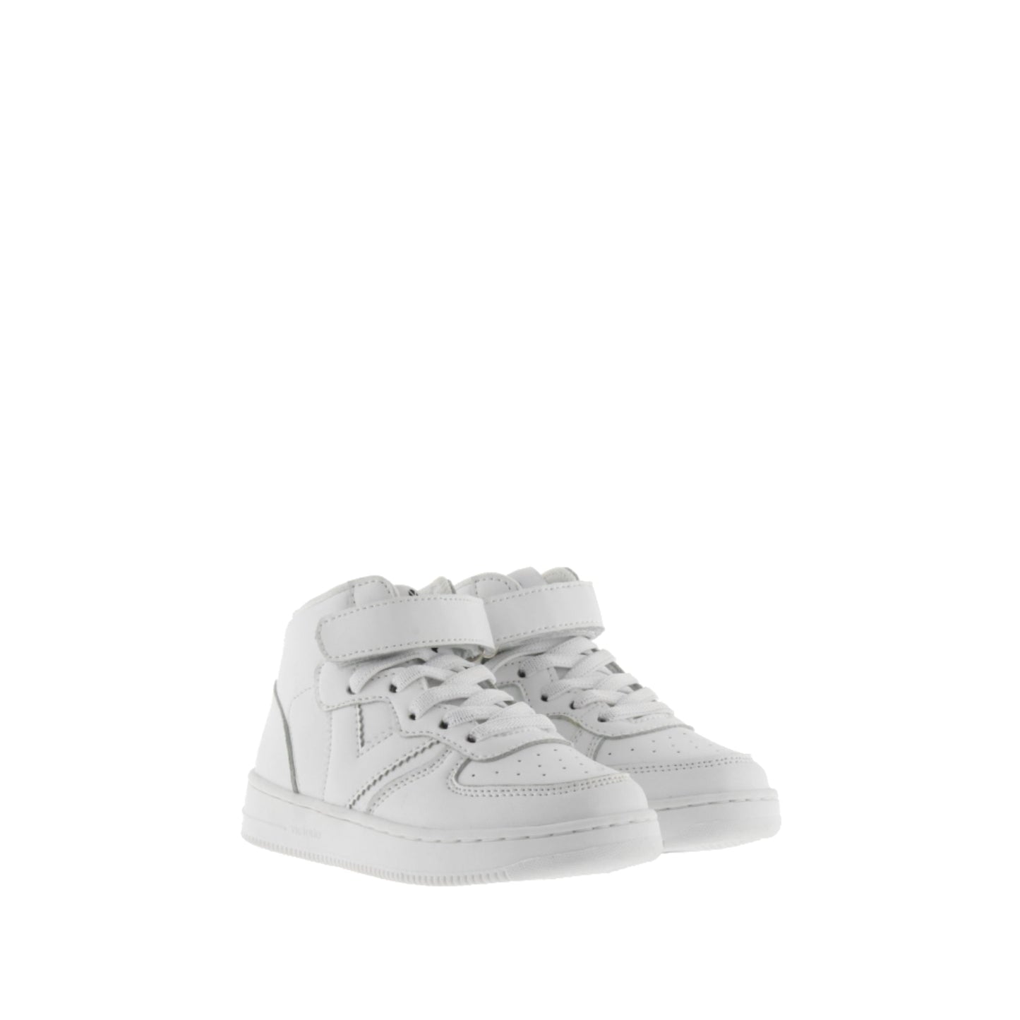 Bottines Victoria Tiempo effet cuir blanc