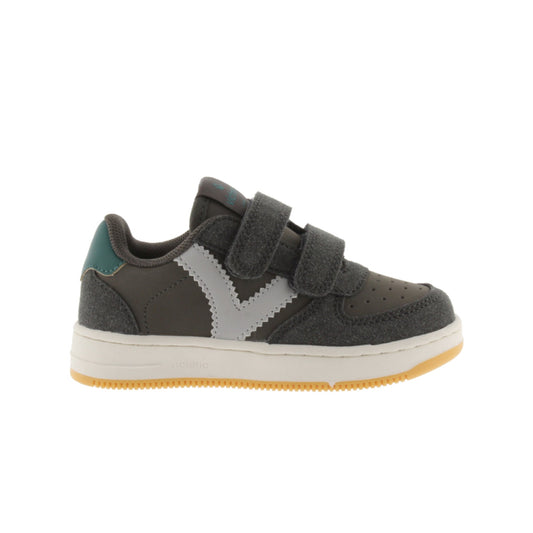 Victoria TIME LEATHER EFFECT &amp; ANTHRACITE SUEDE