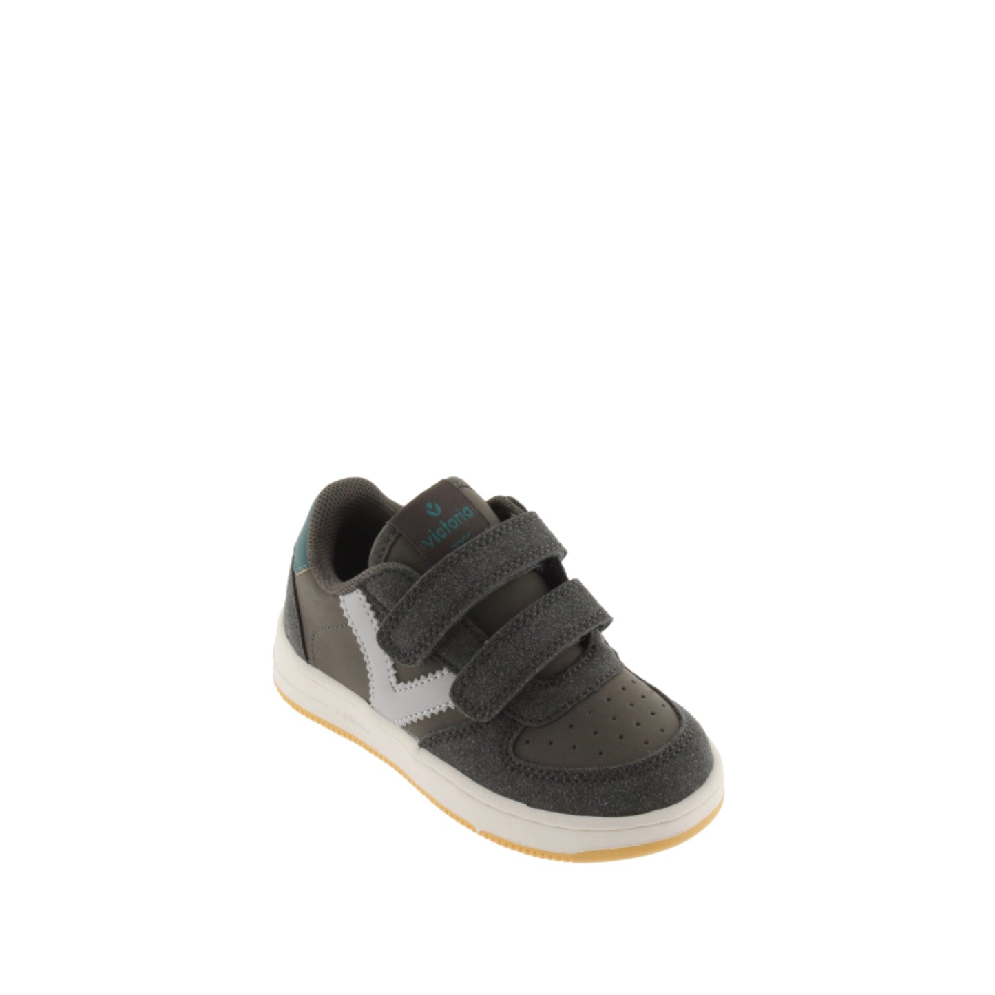 Victoria TIME LEATHER EFFECT &amp; ANTHRACITE SUEDE