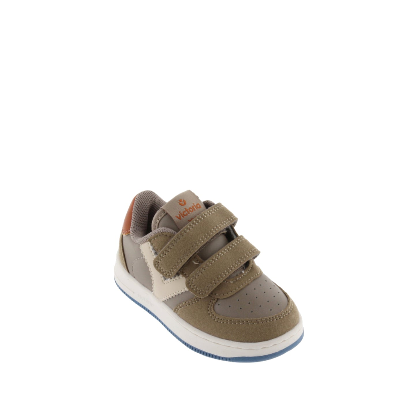 Victoria TIME LEATHER EFFECT &amp; TAUPE SUEDE