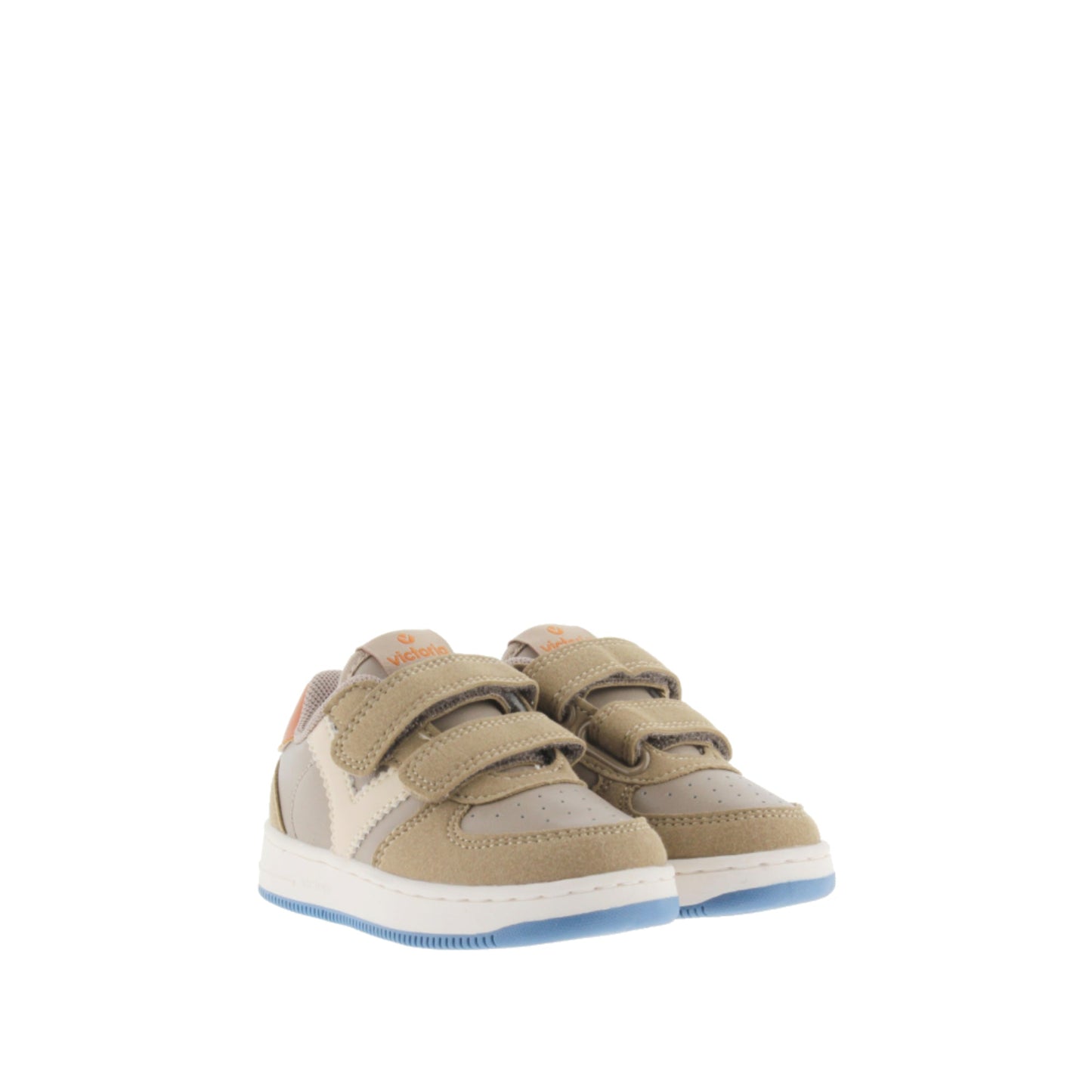Victoria TIME LEATHER EFFECT &amp; TAUPE SUEDE