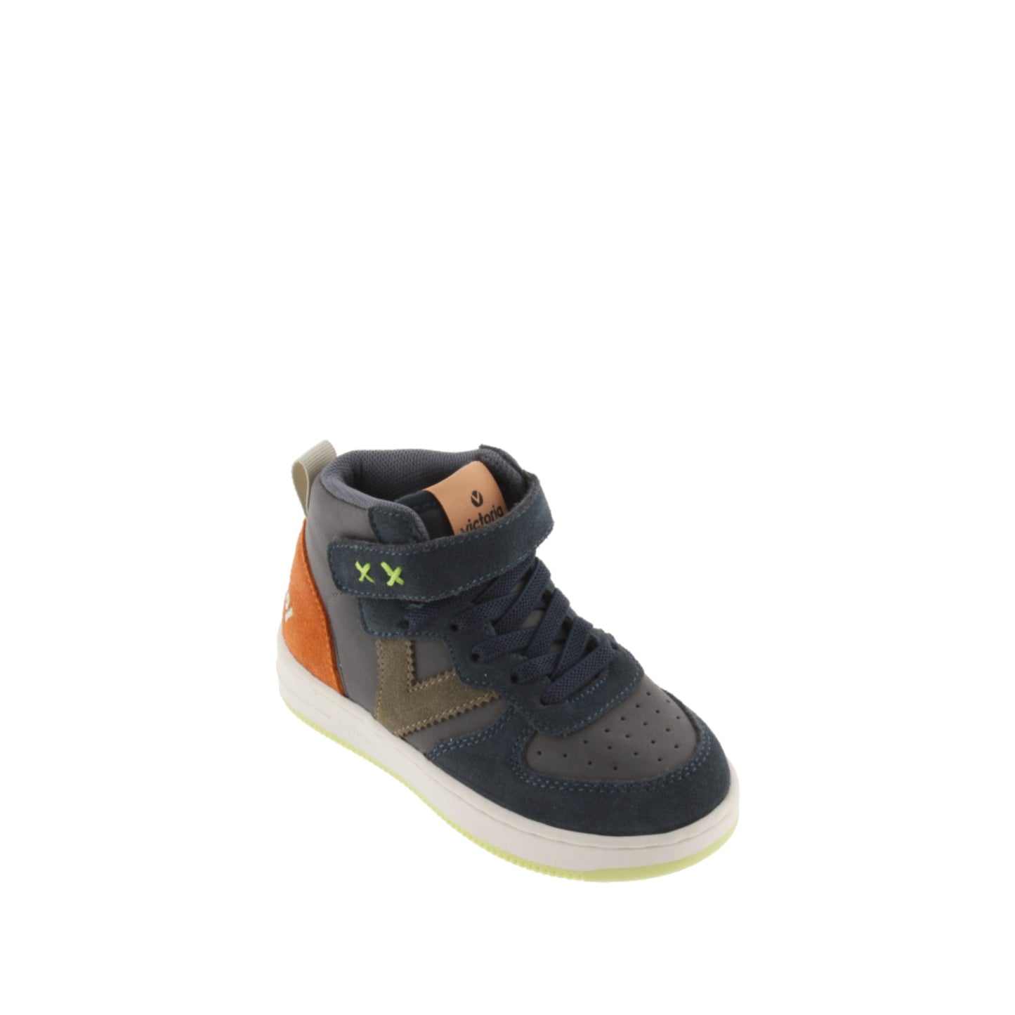 Victoria TIME LEATHER EFFECT ANTHRACITE SUEDE 
