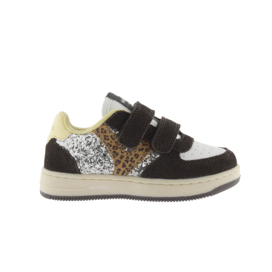 Victoria TIME GLITTER &amp; ANTHRACITE SUEDE STRIPS 