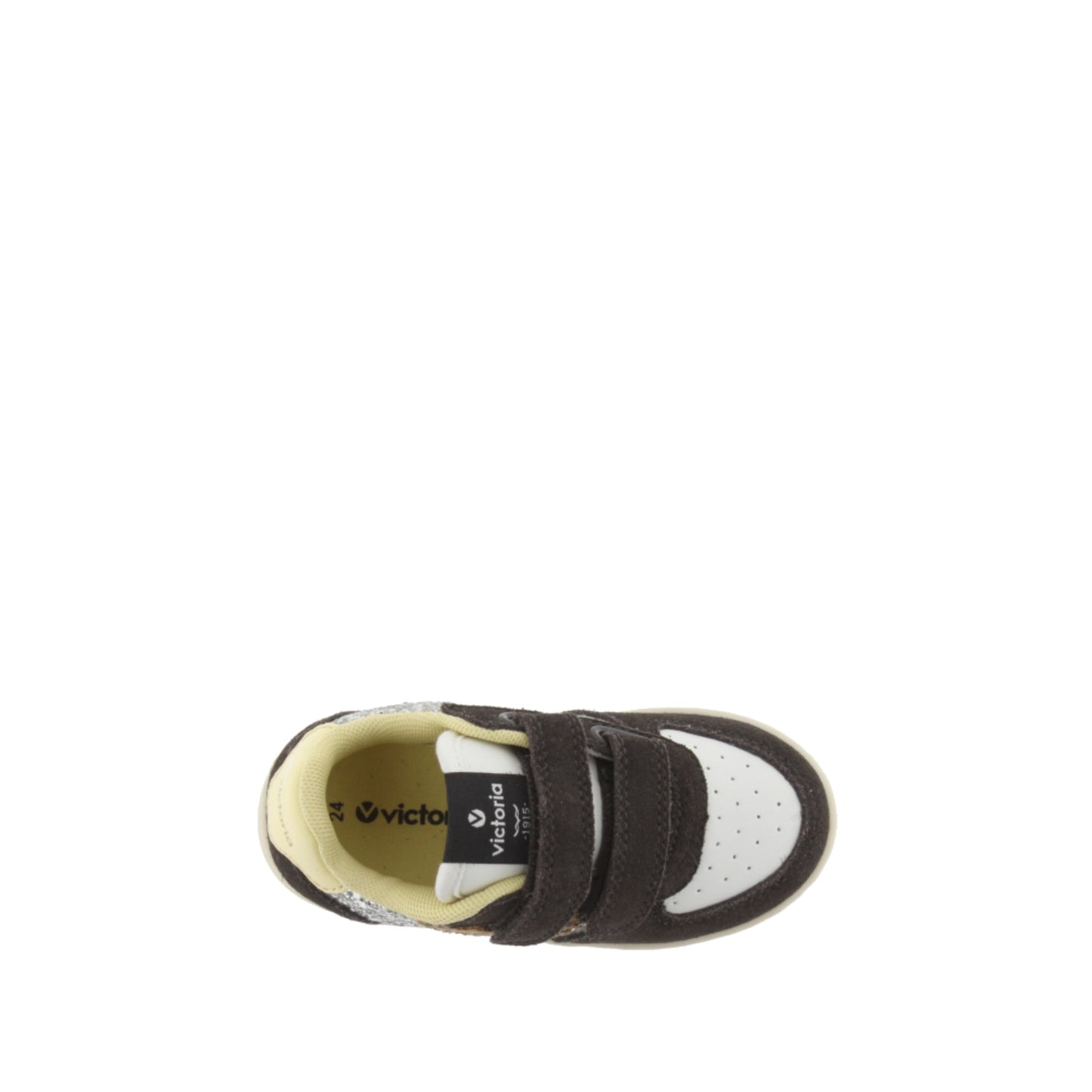 Victoria TIME GLITTER &amp; ANTHRACITE SUEDE STRIPS 