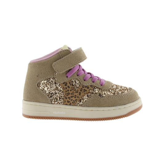 Bottines en daim beige Victoria Tiempo 