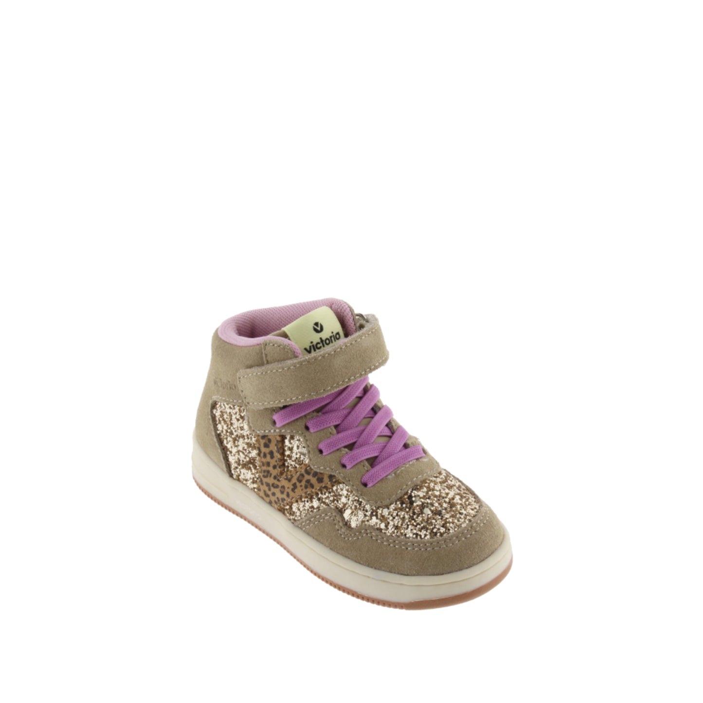 Bottines en daim beige Victoria Tiempo 