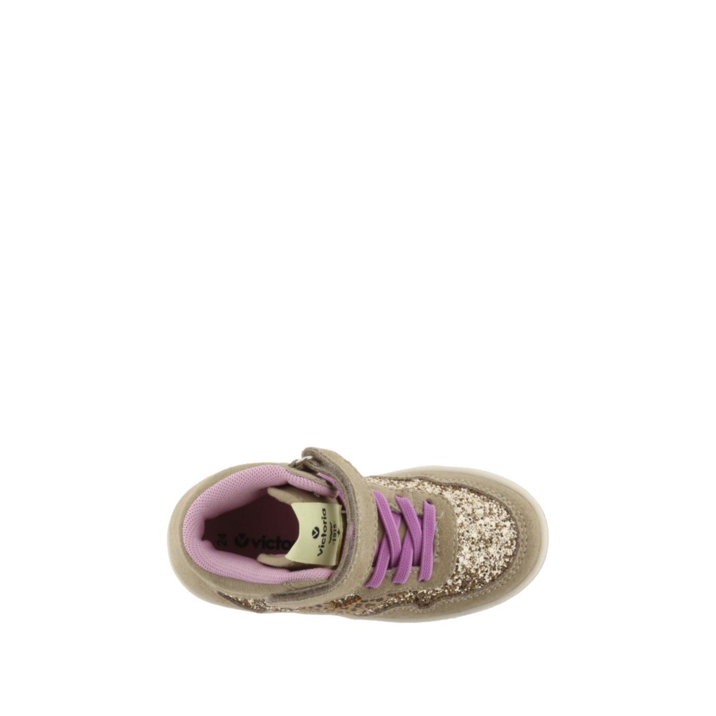 Bottines en daim beige Victoria Tiempo 