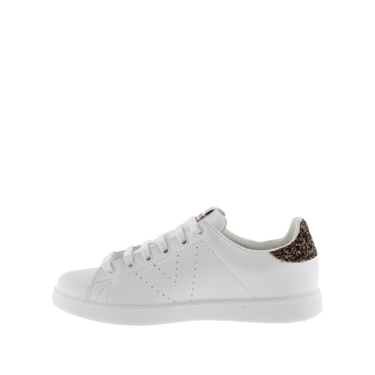 Victoria TENIS PIEL & GLITTER CHOCOLATE