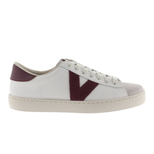 Victoria Berlin Cuir et daim bordeaux