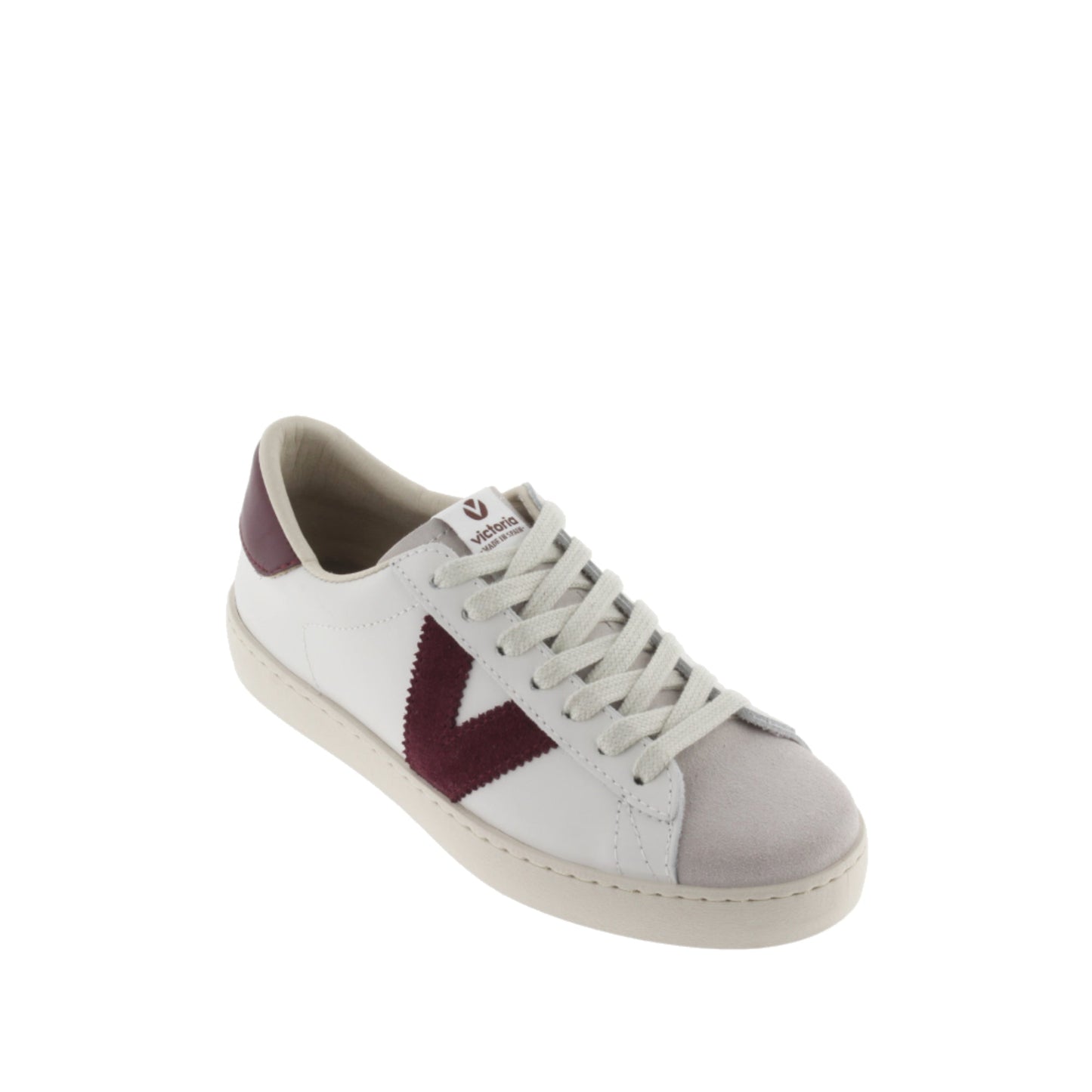 Victoria Berlin Cuir et daim bordeaux