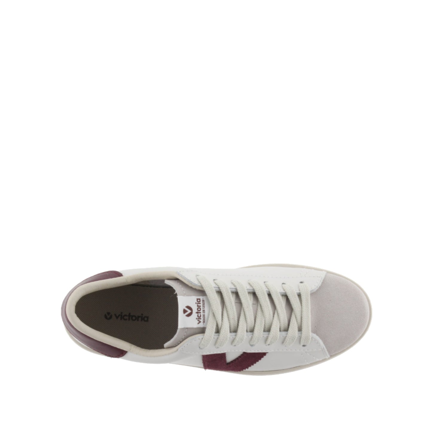 Victoria Berlin Cuir et daim bordeaux
