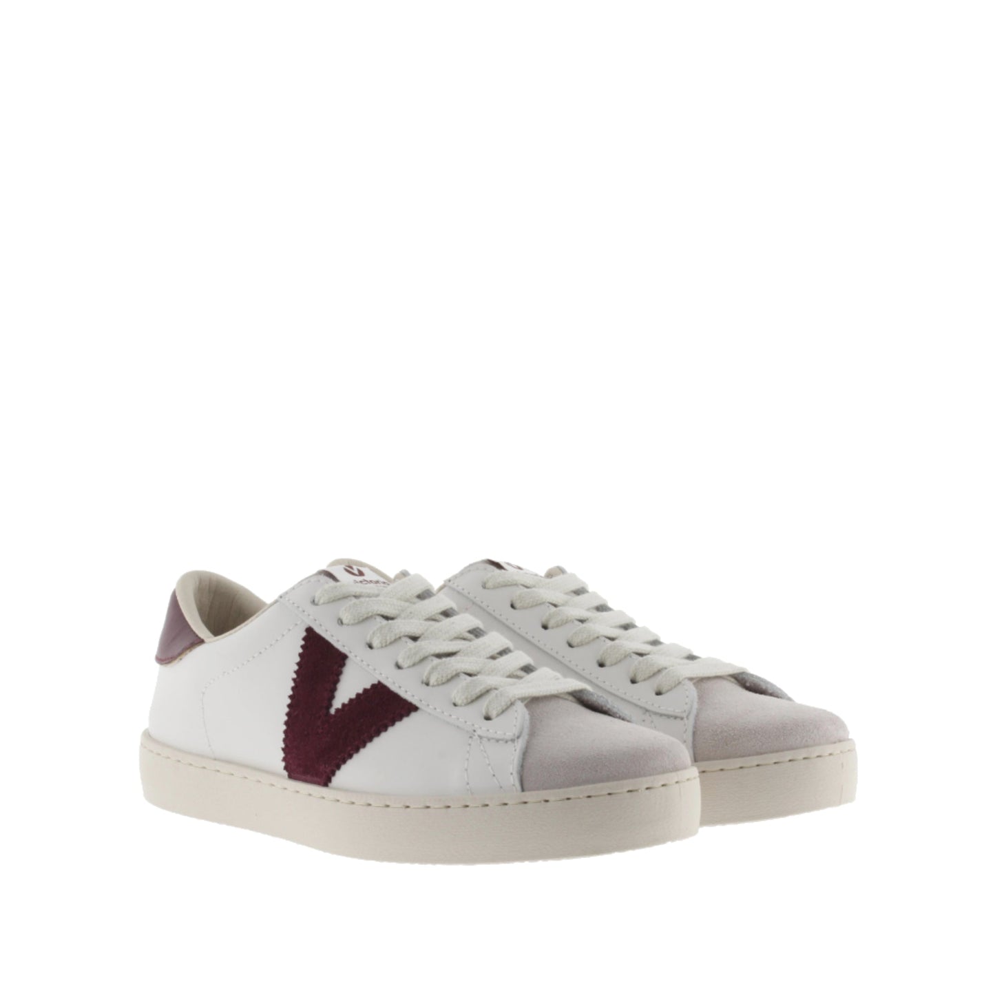 Victoria Berlin Cuir et daim bordeaux