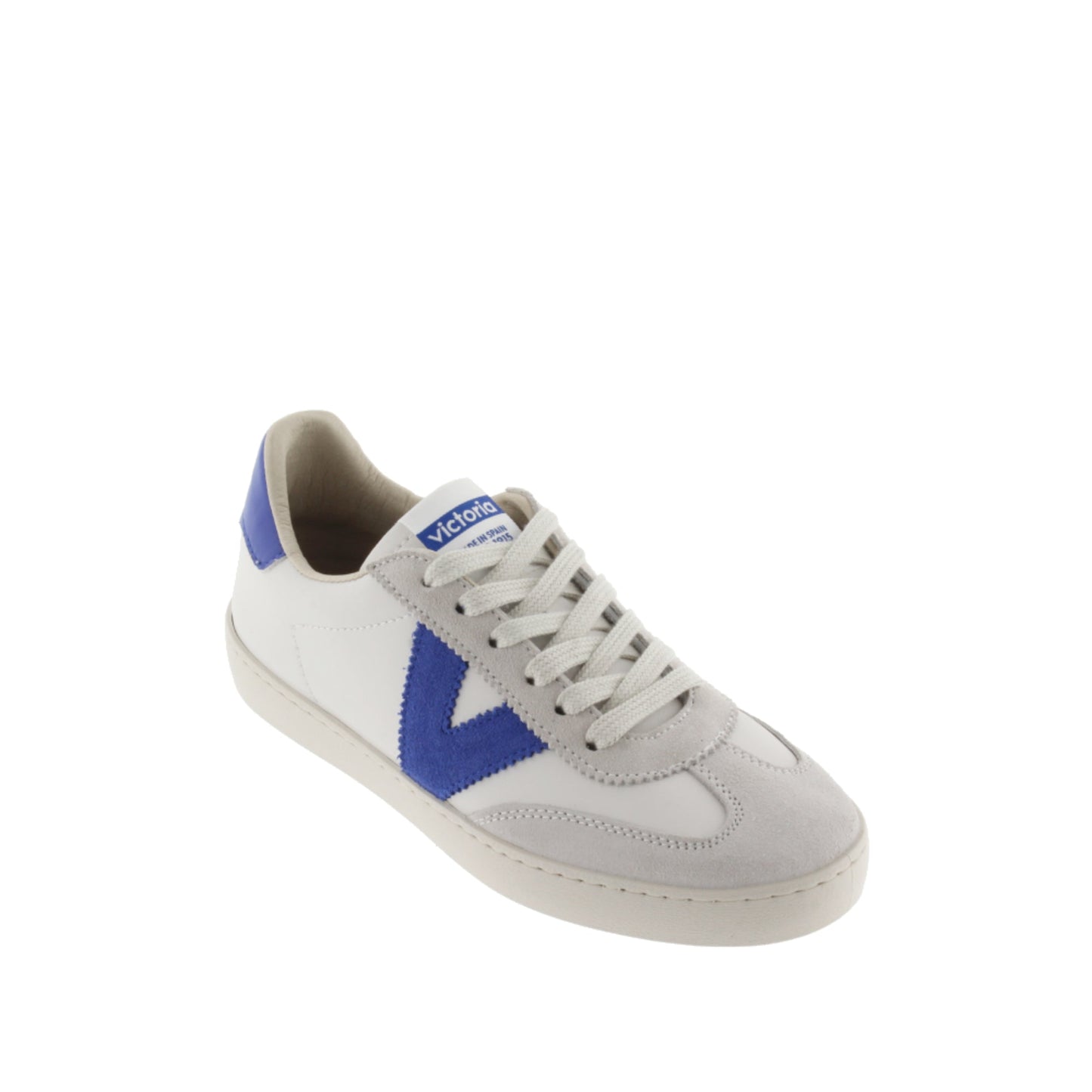Victoria Berlin Cycliste Effet Cuir &amp; Cuir Fendu Royal