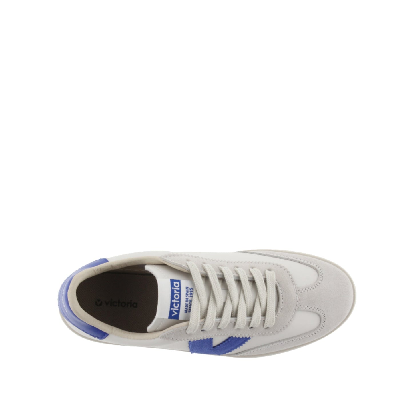 Victoria Berlin Cycliste Effet Cuir &amp; Cuir Fendu Royal
