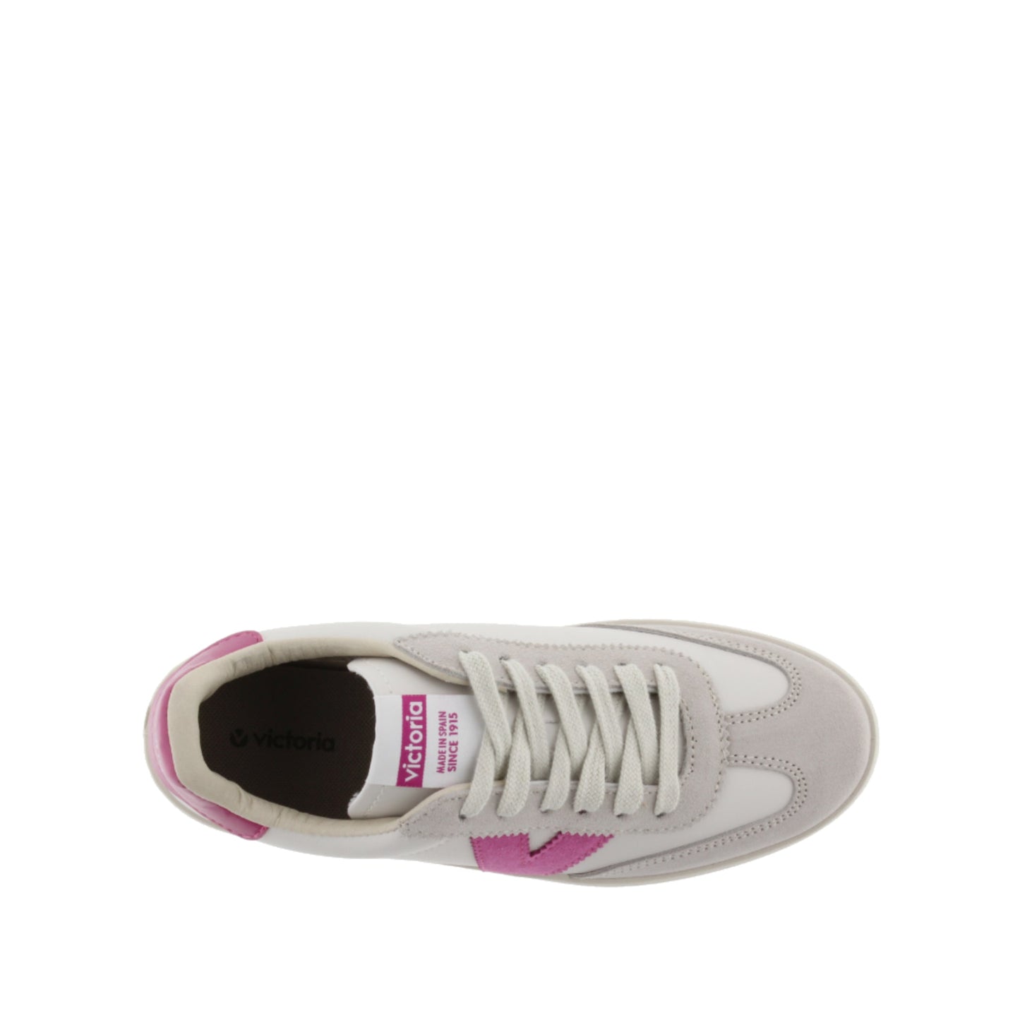 Victoria Berlin Cycliste Effet Cuir et Cuir Croûte Fuchsia