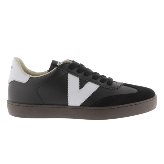 Victoria Berlin Cycliste Effet Cuir et Cuir Croûte Noir