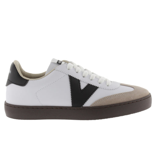 Victoria Berlin Cycliste Effet Cuir et Cuir Croûte Blanc