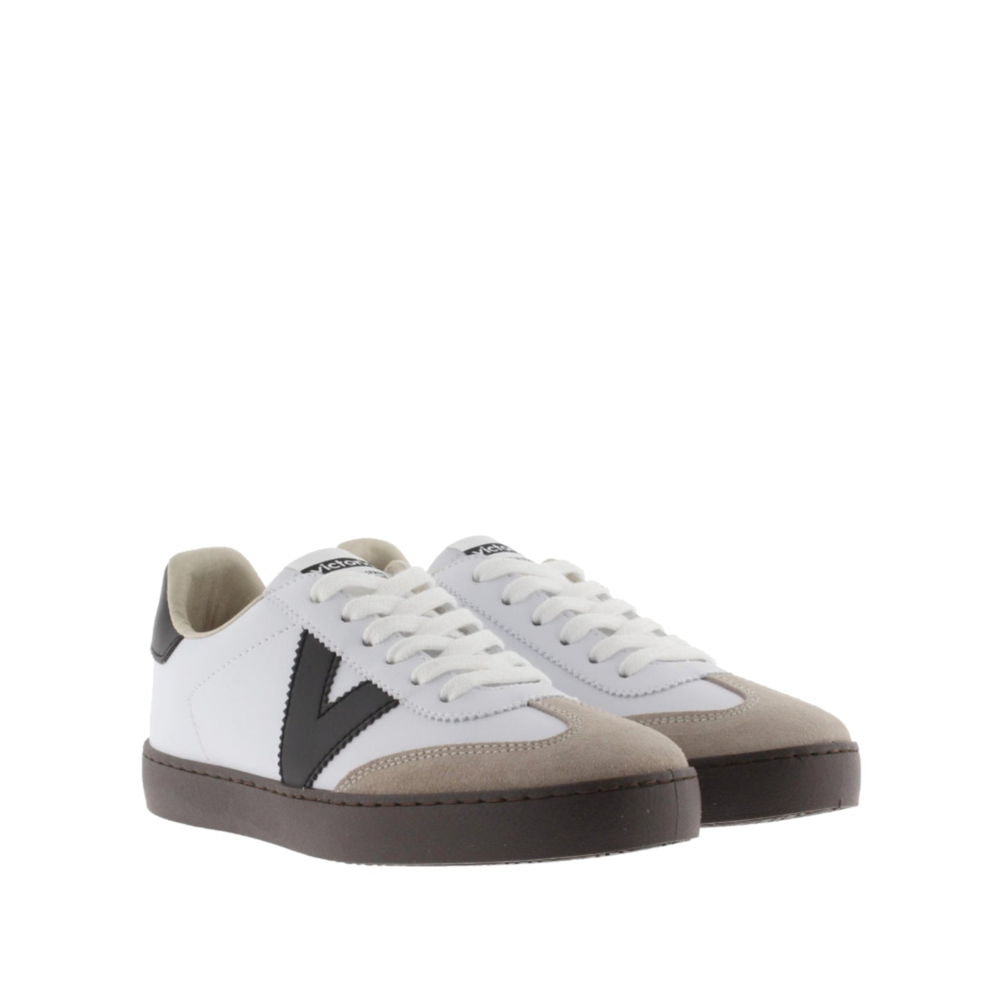 Victoria Berlin Cycliste Effet Cuir et Cuir Croûte Blanc