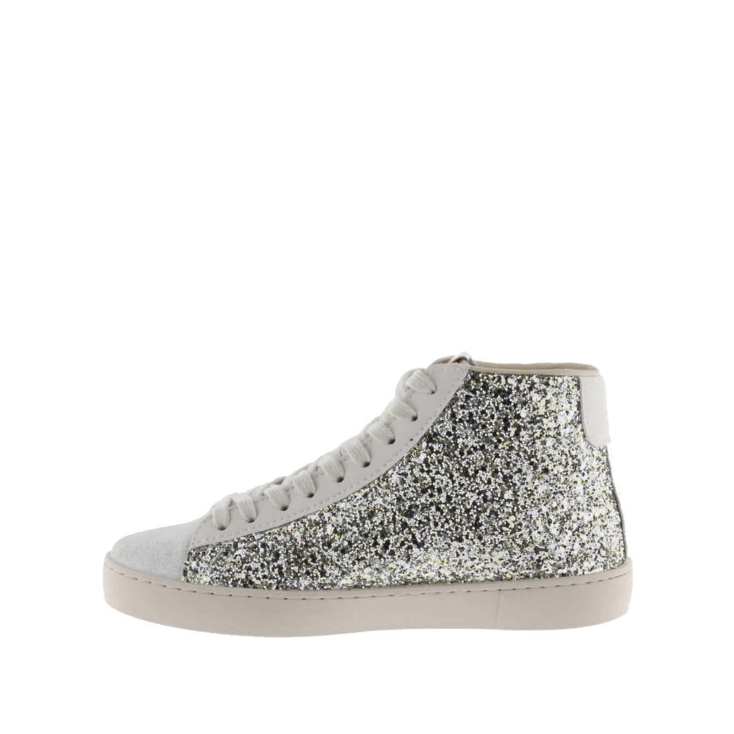 Victoria BERLIN BOTIN GLITTER & PIEL PLATA