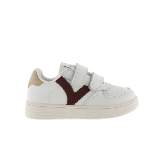 Victoria Time Leather Effect Strips &amp; Burgundy Color