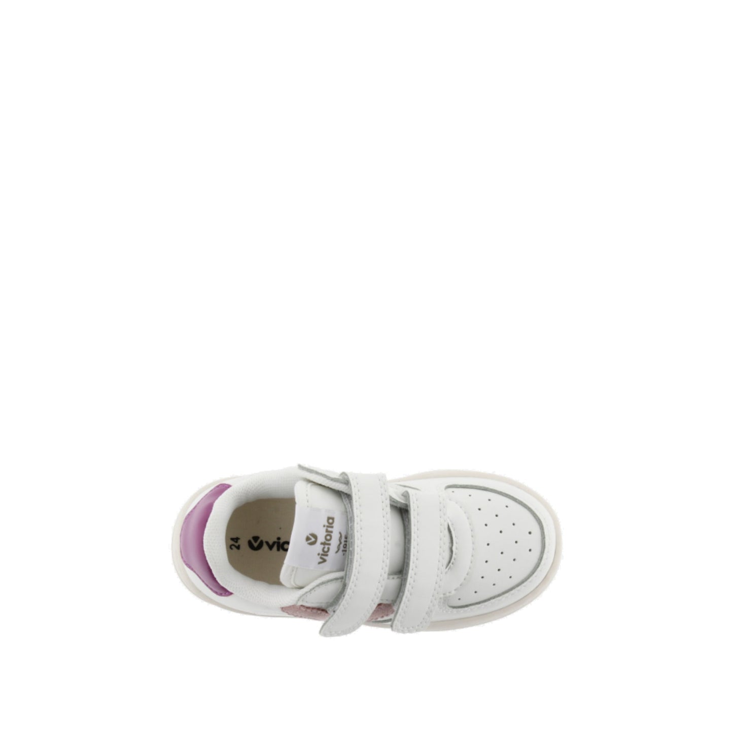 Victoria Time Leather Effect Strips &amp; Pink
