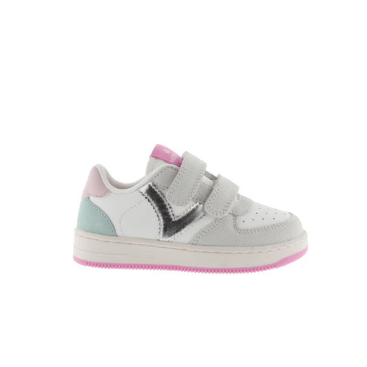 Victoria TIEMPO TIRAS SERRAJE CRAQUELADO & MULTICOLOR ROSA