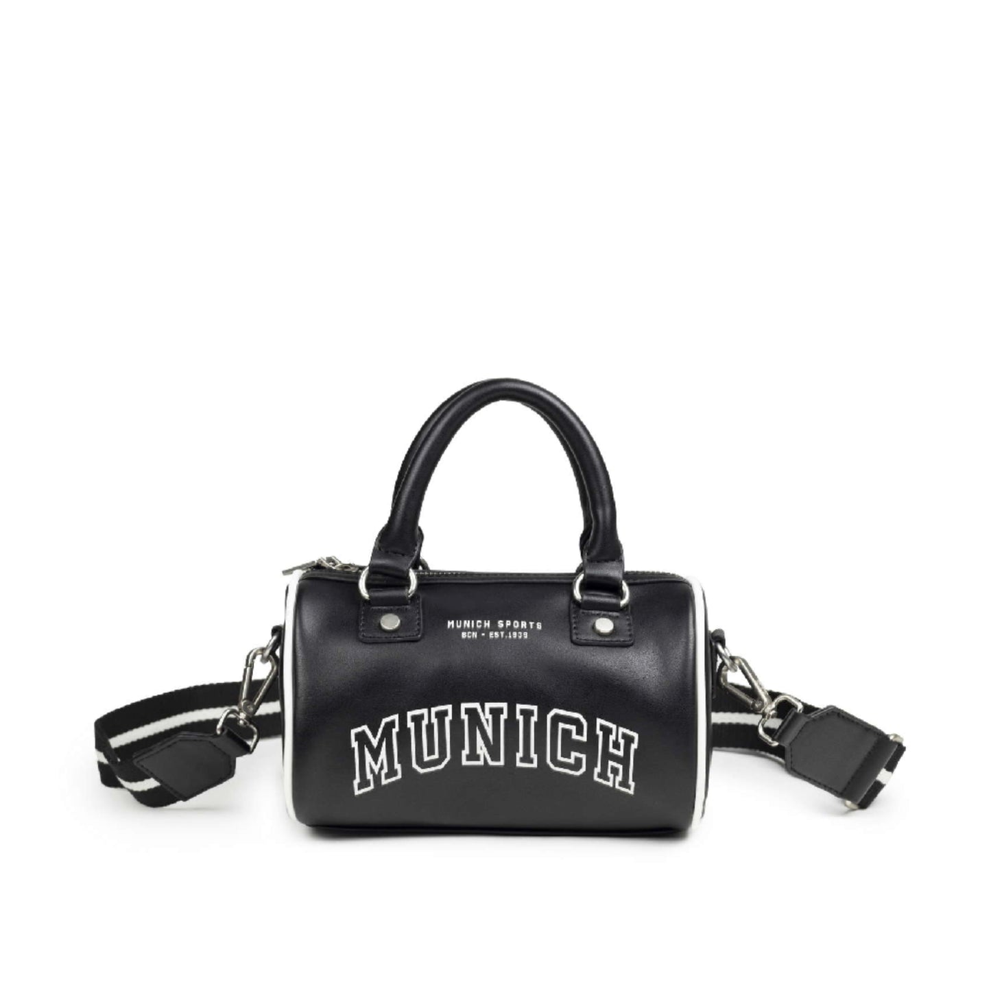 Munich 7113300 Court Crossbody Barrel Black