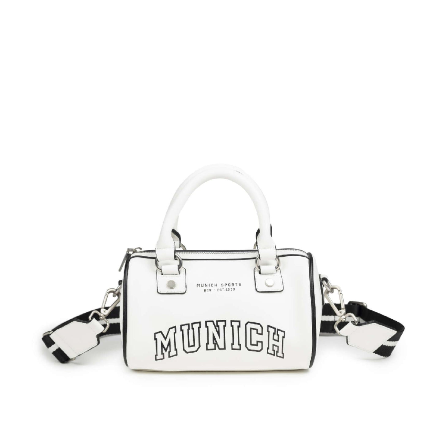 Munich 7113304 Court Crossbody Barrel White