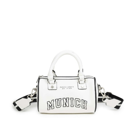 Munich 7113304 Court Crossbody Barrel White