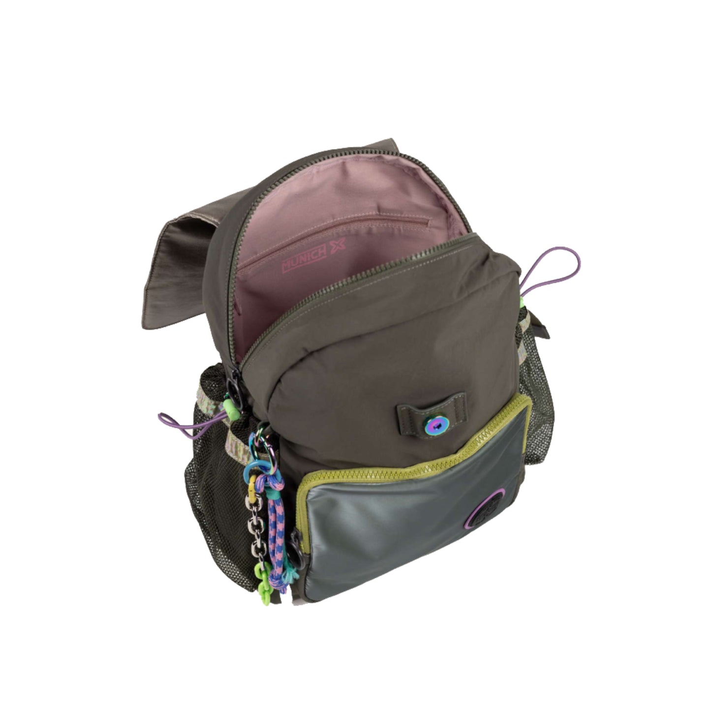 Munich 7113406 Deep Recycled Fw25 Backpack Khaki