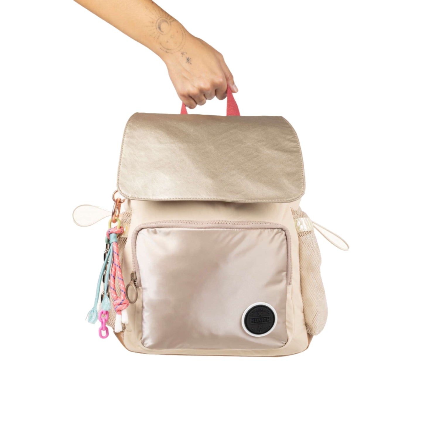 Munich 7113407 Deep Recycled Fw25 Backpack Cream