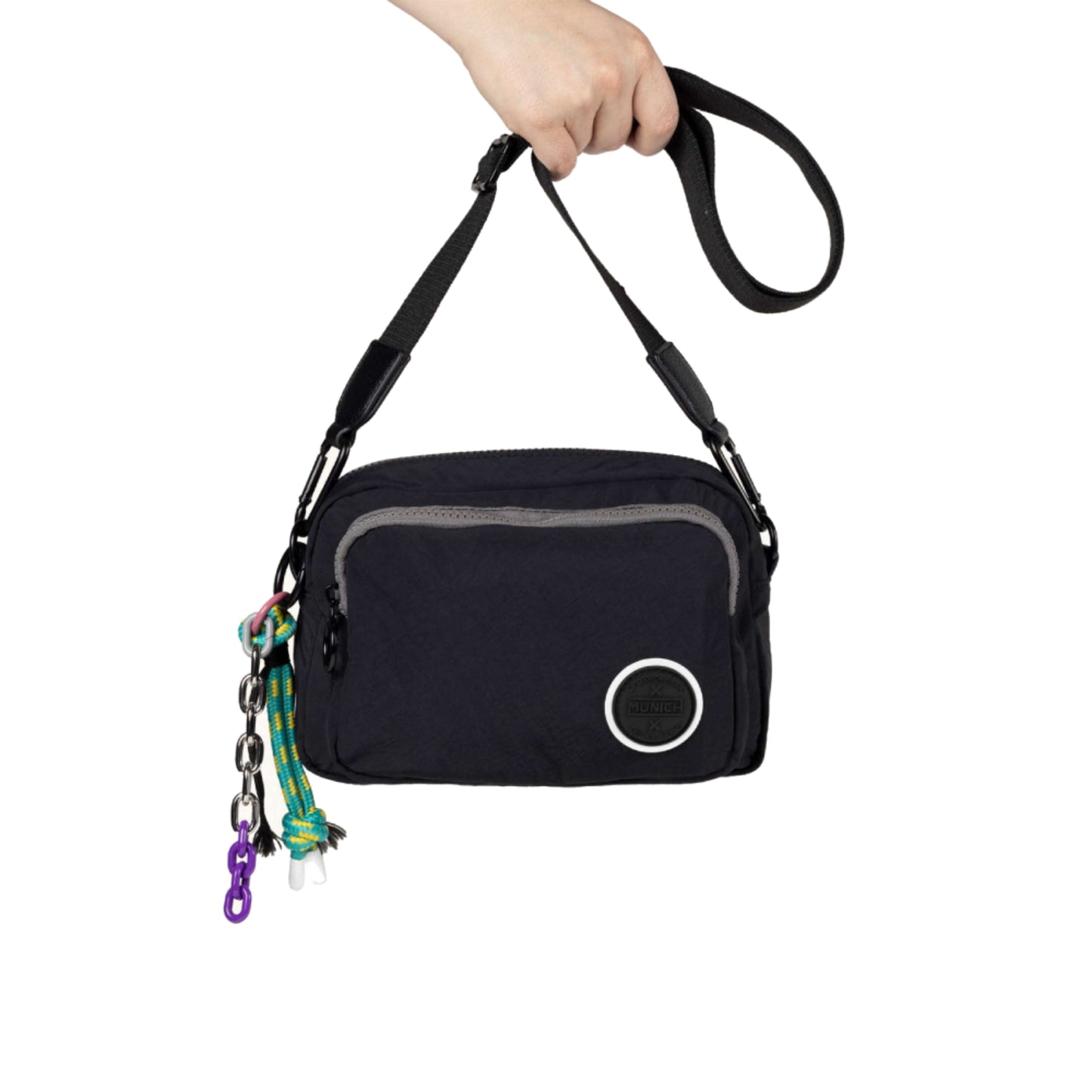 Munich 7113416 Deep Recycled Fw25 Crossbody Camera Black