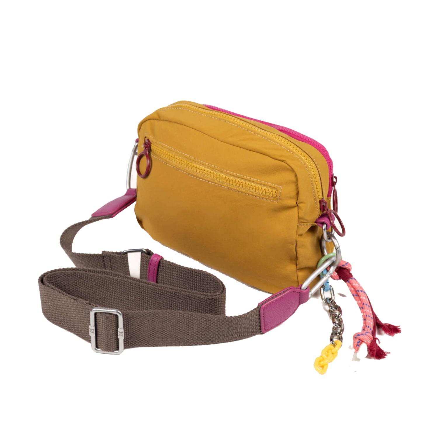 Munich 7113417 Deep Recycled Fw25 Crossbody Camera Honey