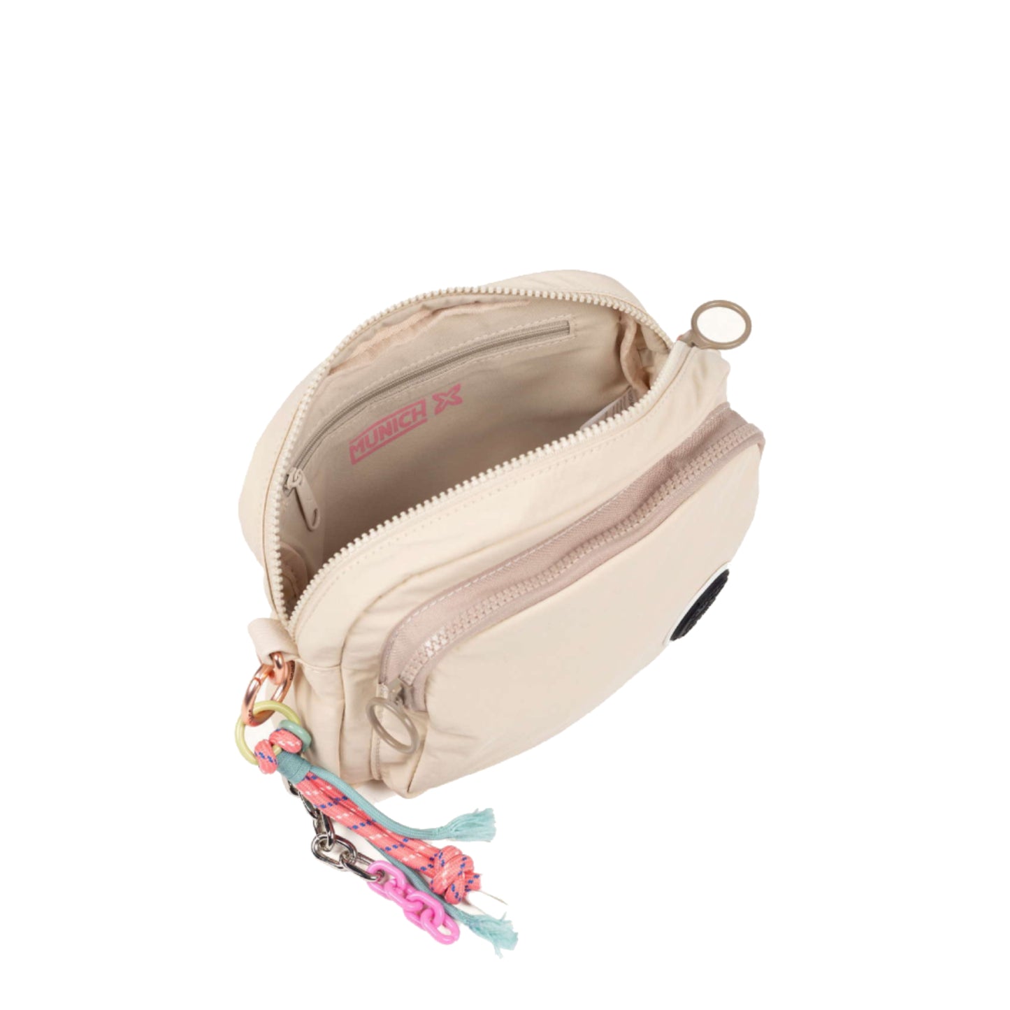 Munich 7113419 Deep Recycled Fw25 Crossbody Camera Cream