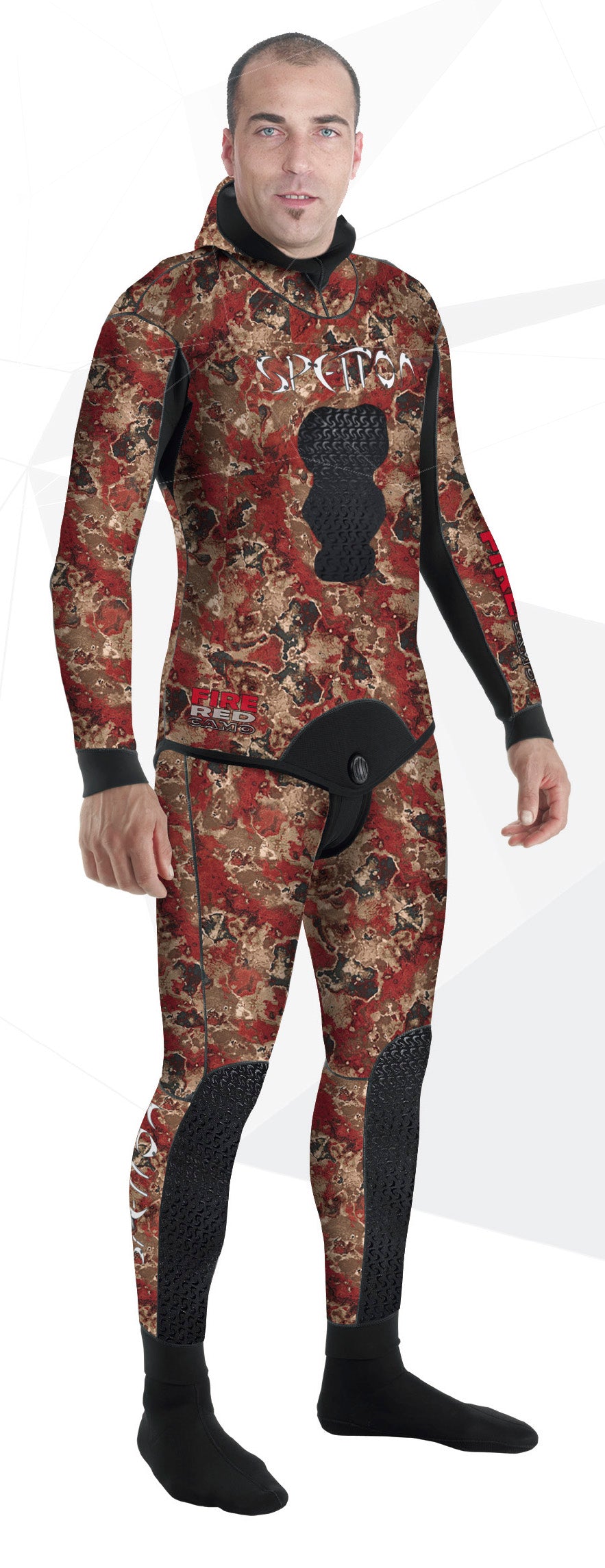 Spetton Traje Fire Red Camo 7Mm