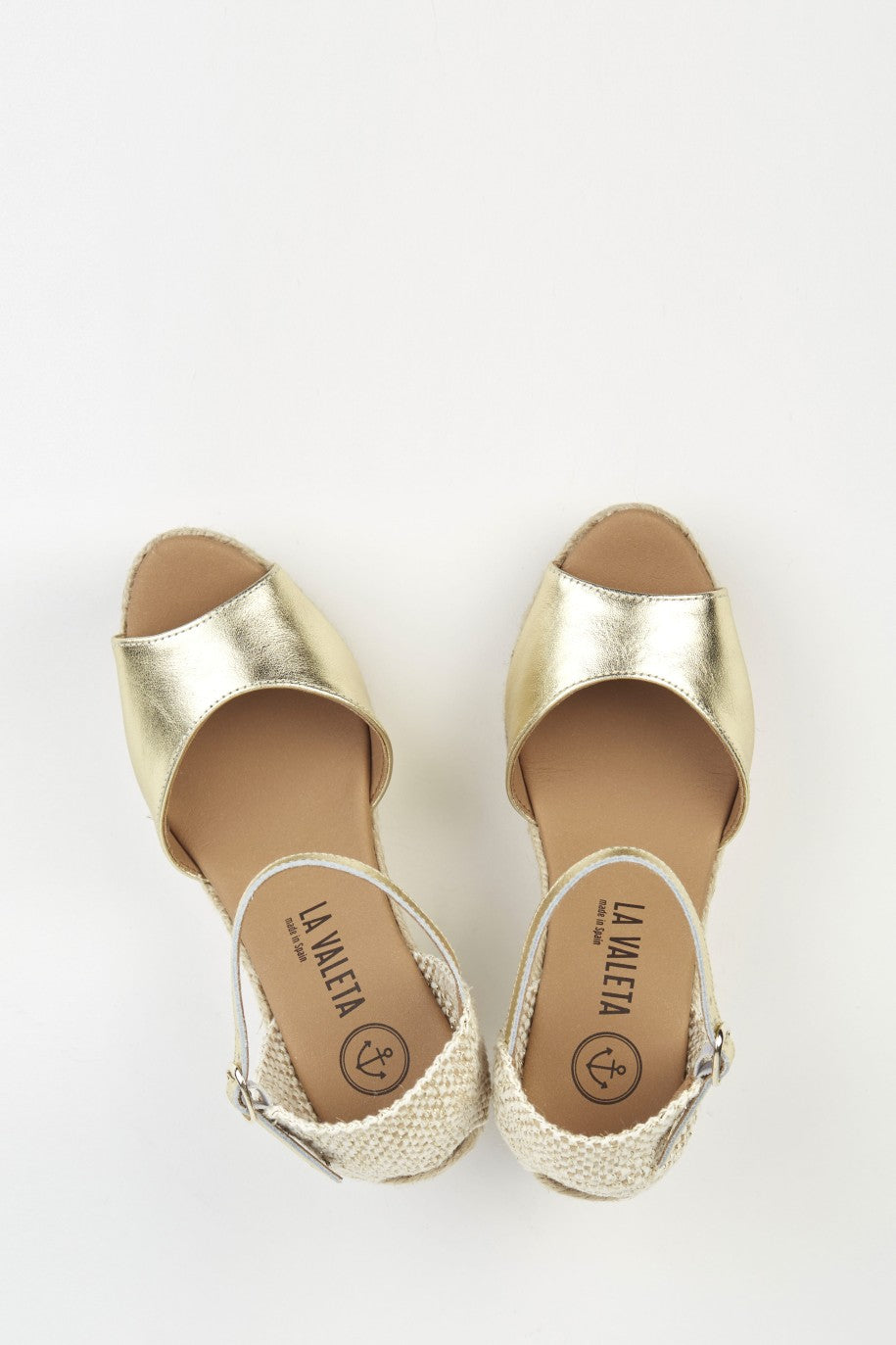 La Valeta Charlene Peep Toe Oro