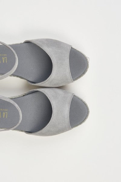 La Valeta Charlene Peep Toe Gris