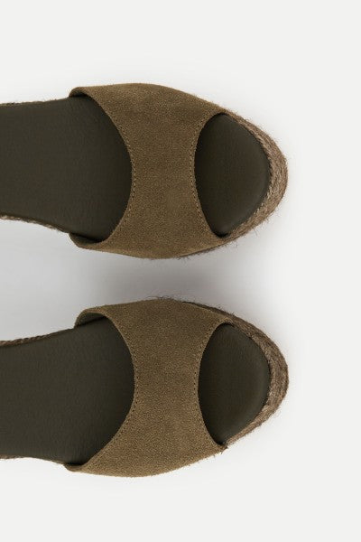 Valletta Charlene Peep Toe Oliva