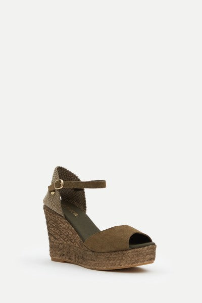 Valletta Charlene Peep Toe Oliva