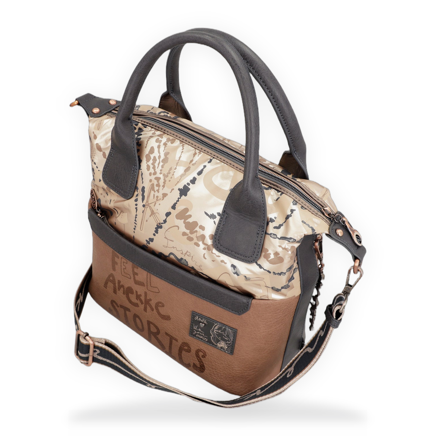 Anekke - Bolso de asa con bandolera Intentions