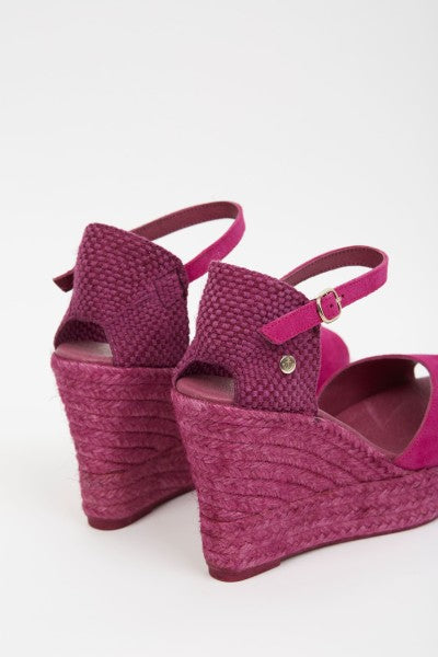 La Valeta Charlene Peep Toe Fucsia
