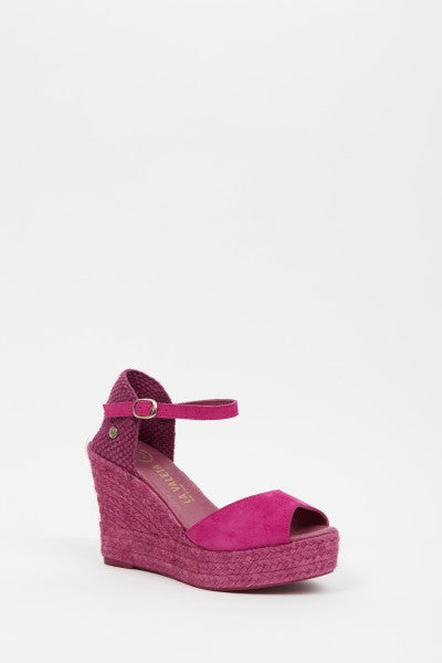 Valletta Charlene Peep Toe Fuchsia