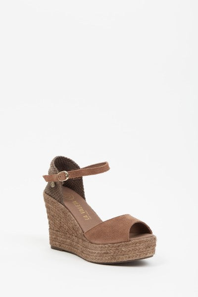 La Valeta Charlene Peep Toe Taupe