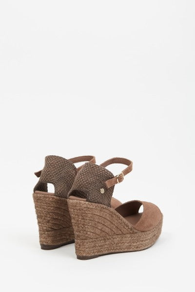 La Valeta Charlene Peep Toe Taupe