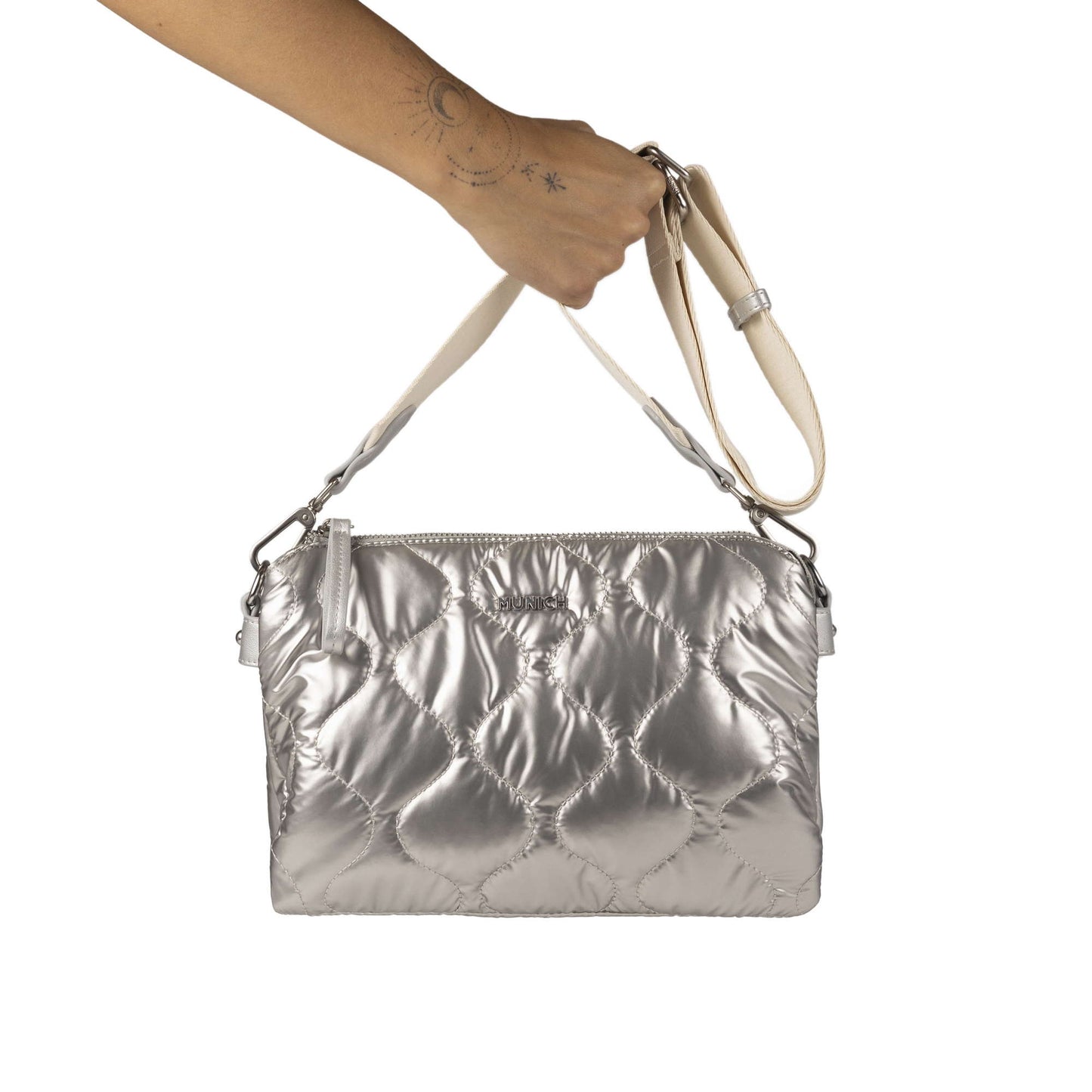Munich 7113394 Cover Fw25 Crossbody Silver