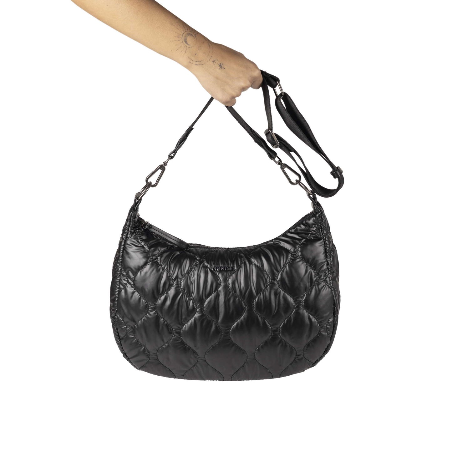Munich 7113396 Cover Fw25 Crossbody Hobo Black