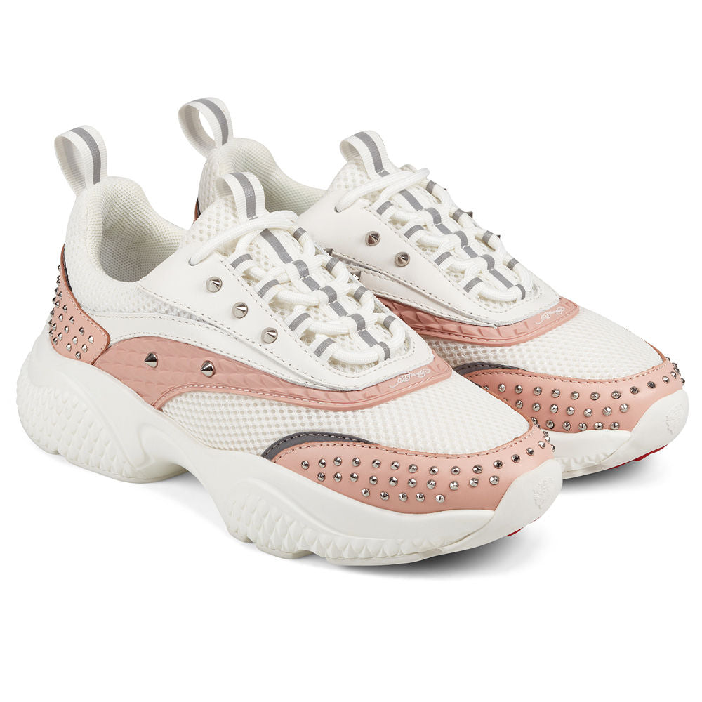 Ed Hardy Scale Runner-Stud White/Pink